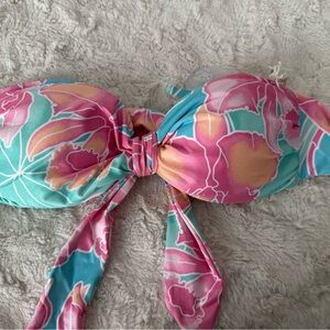 Kenny Flowers Pink and Green Tropical Bikini